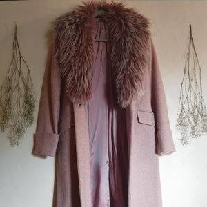 Sisley Pea Coat w/ De-tachable Faux Neck Line